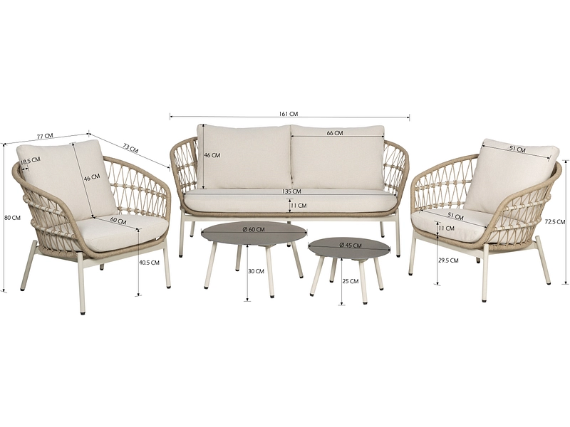 Set da giardino DOHA