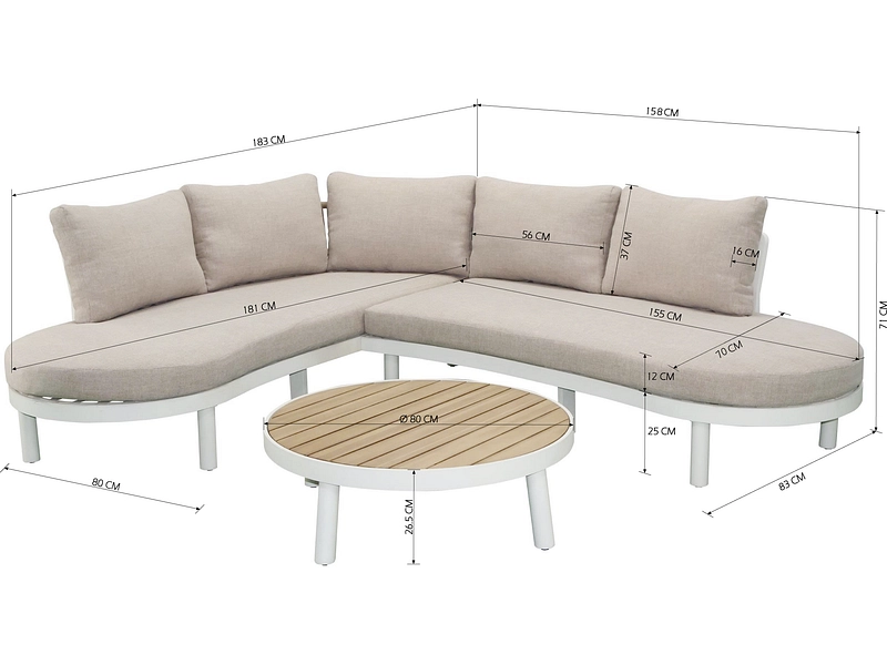 Set de jardin SUMMERLAND