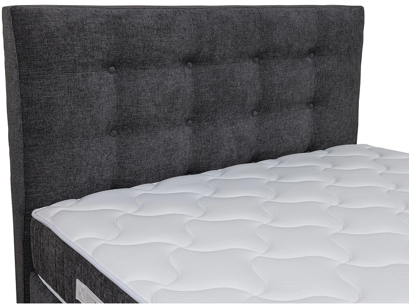 Boxspringbett EPEDA COURCHEVEL chenillegrau Boxspringbett EPEDA COURCHEVEL chenillegrau