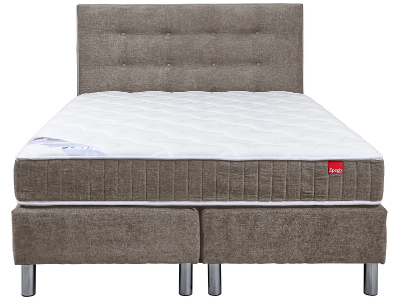 Boxspringbett EPEDA COURCHEVEL taupe