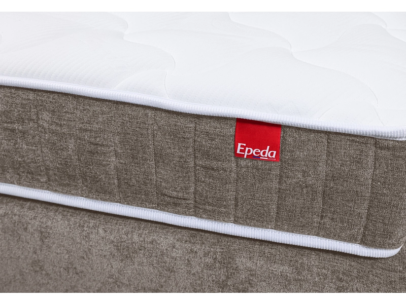 Boxspringbett EPEDA COURCHEVEL taupe