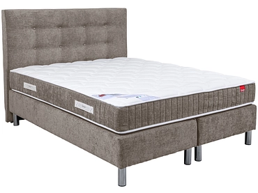 Boxspringbett EPEDA COURCHEVEL taupe