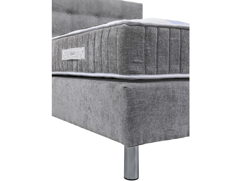 Boxspringbett EPEDA COURCHEVEL hellgrau Boxspringbett EPEDA COURCHEVEL hellgrau