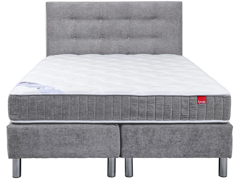Boxspring EPEDA COURCHEVEL grigio chiaro