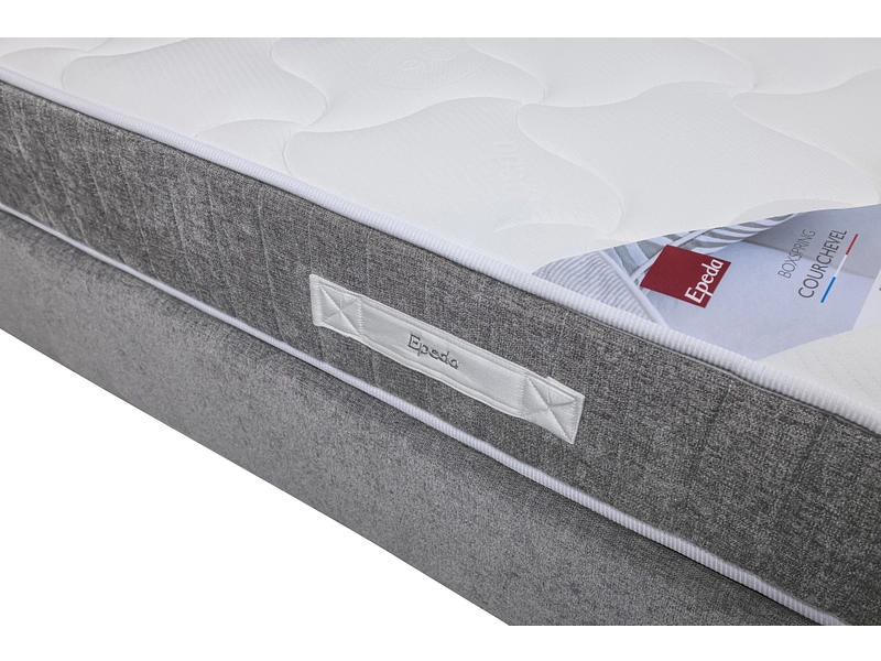 Boxspring EPEDA COURCHEVEL grigio chiaro