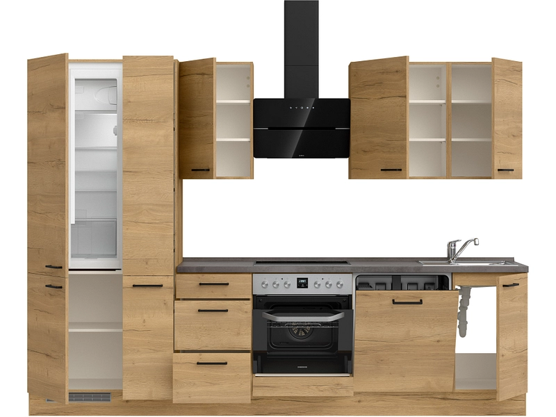 Komplette Küche MODUSET STRUCTURA PREMIUM