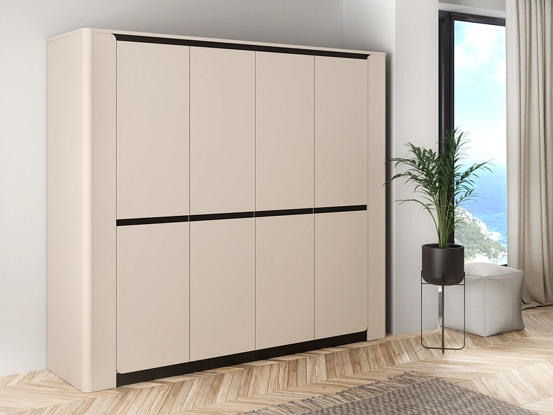Armoire portes battantes VODOL sable Armoire portes battantes VODOL sable