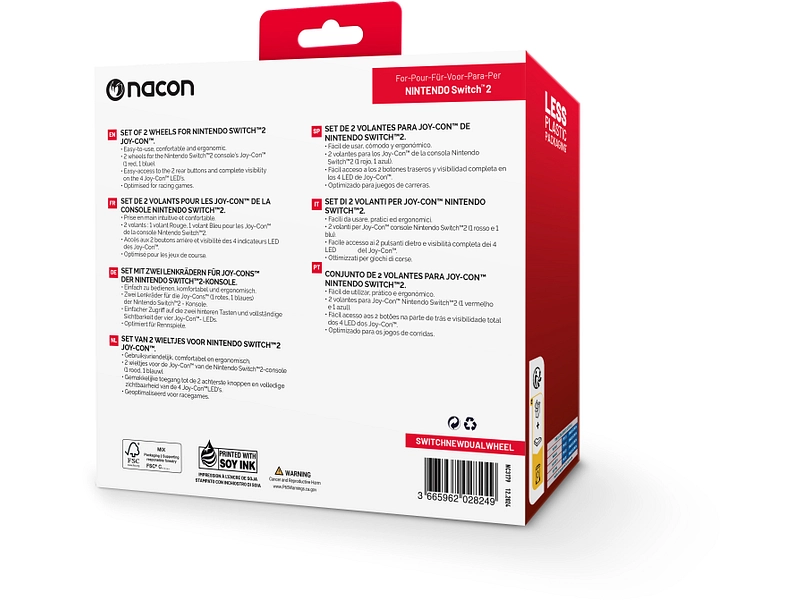NACON Set di 2 volanti per joy-con NACON Set di 2 volanti per joy-con