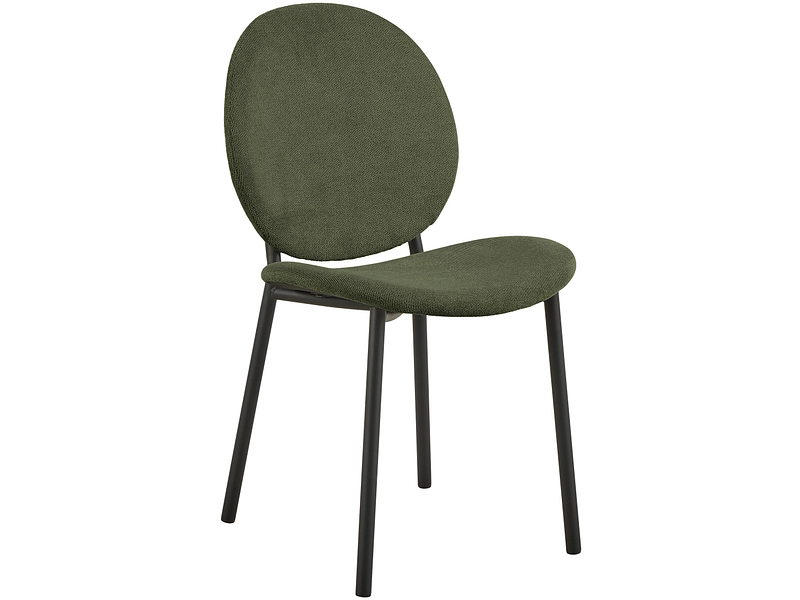 Chaise CLIFF polyester vert Conforama CH