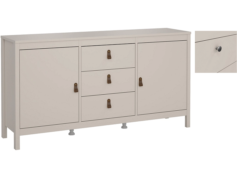 Commode MADRID 2 portes 3 tiroirs Commode MADRID 2 portes 3 tiroirs