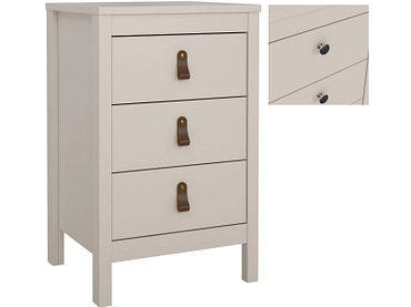 Nachttisch MADRID 3 Schubladen