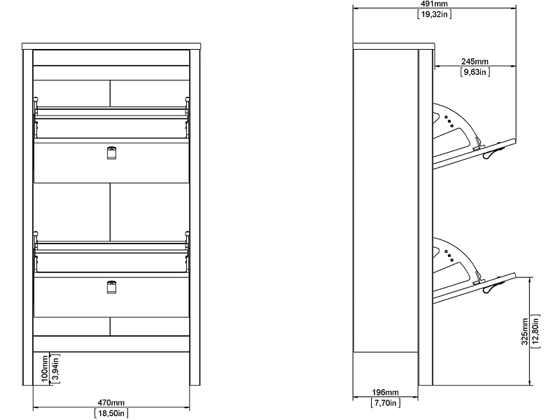Schuhmöbel MADRID Schuhmöbel MADRID