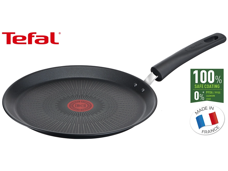 TEFAL Poêle à crêpe EXCELLENCE aluminium noir