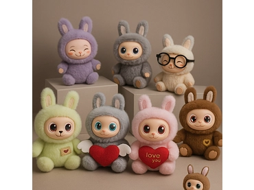 Figurine LAPUPU beige Figurine LAPUPU beige