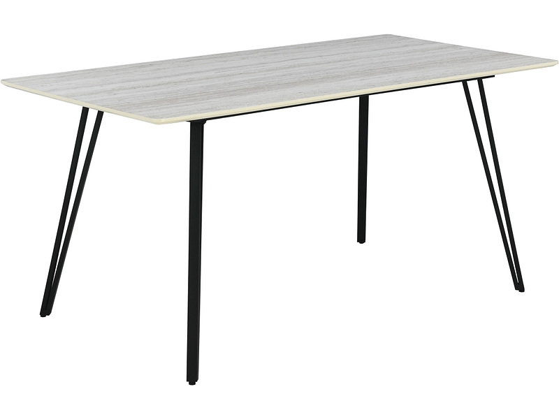 Tisch IVOIRE 160x80x75cm elfenbein