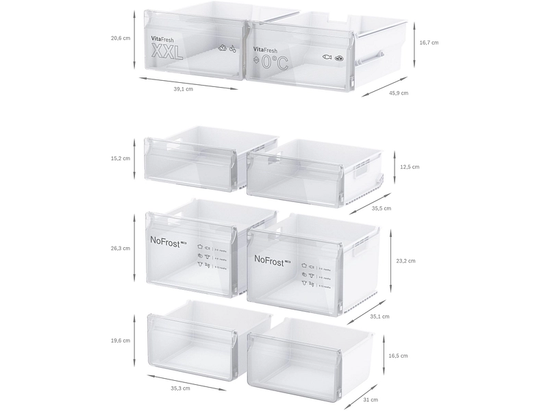 BOSCH Kühl-Gefrierschrank-Kombi