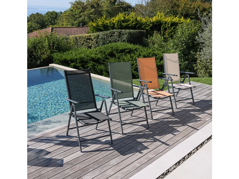 Verstellbarer Gartensessel COLOR