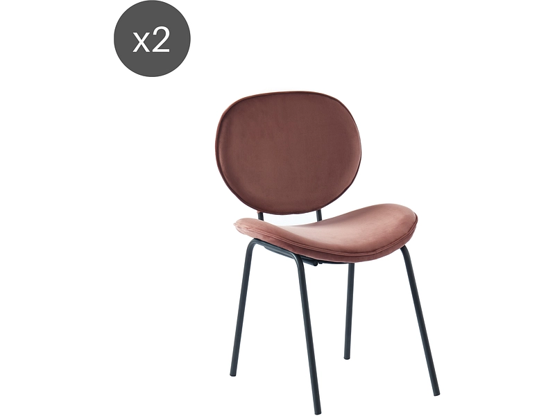 BAÏTA Set mit 2 Stühlen SHEILA BAÏTA Set mit 2 Stühlen SHEILA