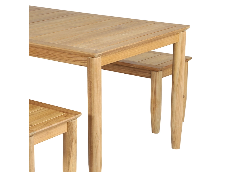 Set table et banc de jardin SAFARI