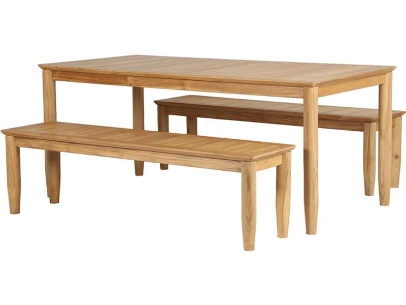 Set table et banc de jardin SAFARI