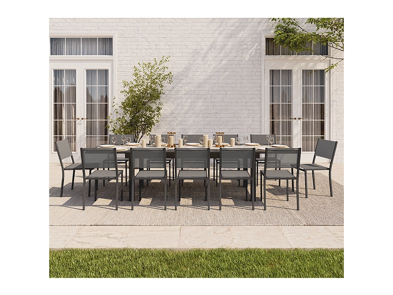 Set table et chaises de jardin DINA