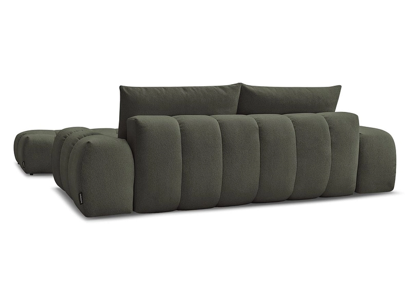 Canapé 3 places avec pouf BOBOCHIC EVEREST