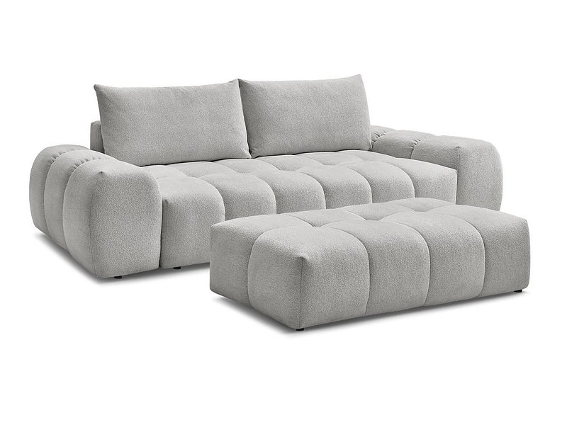 3er Sofa mit Hocker BOBOCHIC EVEREST