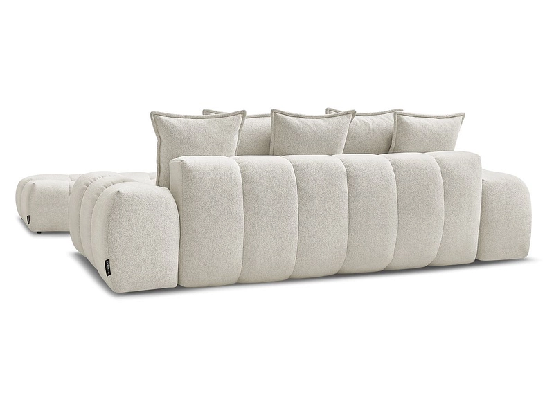 Canapé 3 places avec pouf BOBOCHIC EVEREST