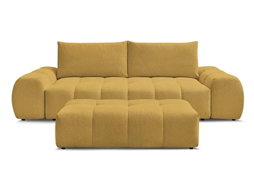 Canapé 3 places avec pouf BOBOCHIC EVEREST