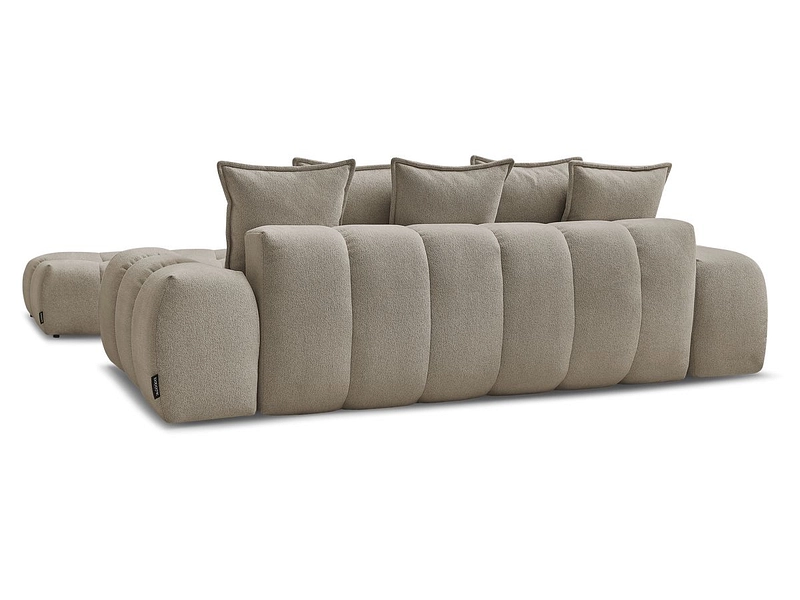 Canapé 3 places avec pouf BOBOCHIC EVEREST