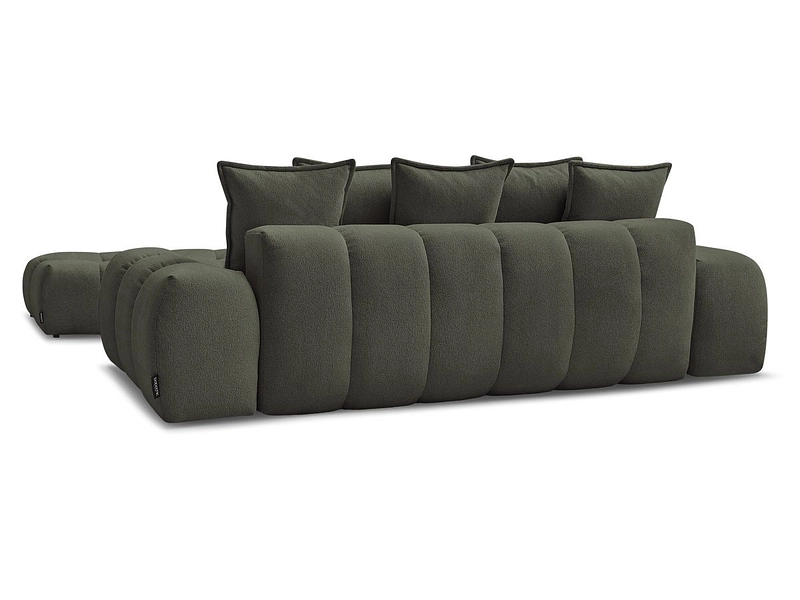 Canapé 3 places avec pouf BOBOCHIC EVEREST