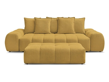 Canapé 3 places avec pouf BOBOCHIC EVEREST