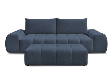 Canapé 3 places avec pouf BOBOCHIC EVEREST