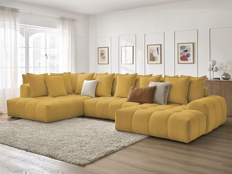 Canapé d'angle panoramique BOBOCHIC EVEREST