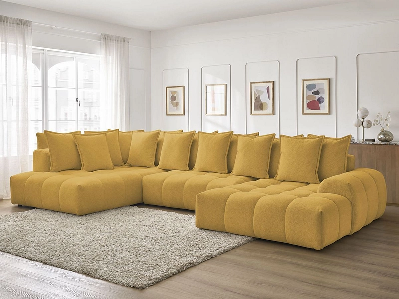 Canapé d'angle panoramique BOBOCHIC EVEREST