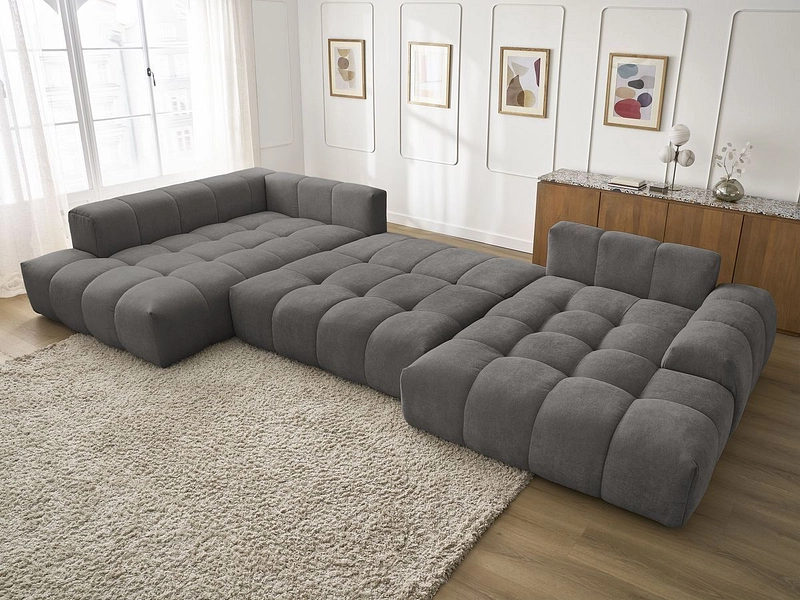 Canapé d'angle panoramique BOBOCHIC EVEREST