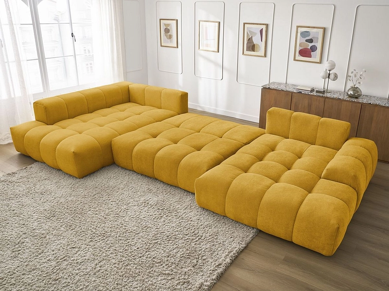 Canapé d'angle panoramique BOBOCHIC EVEREST