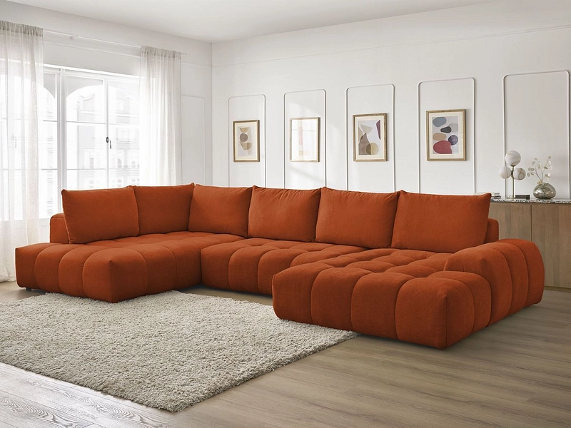 Canapé d'angle panoramique BOBOCHIC EVEREST