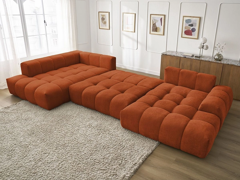 Canapé d'angle panoramique BOBOCHIC EVEREST