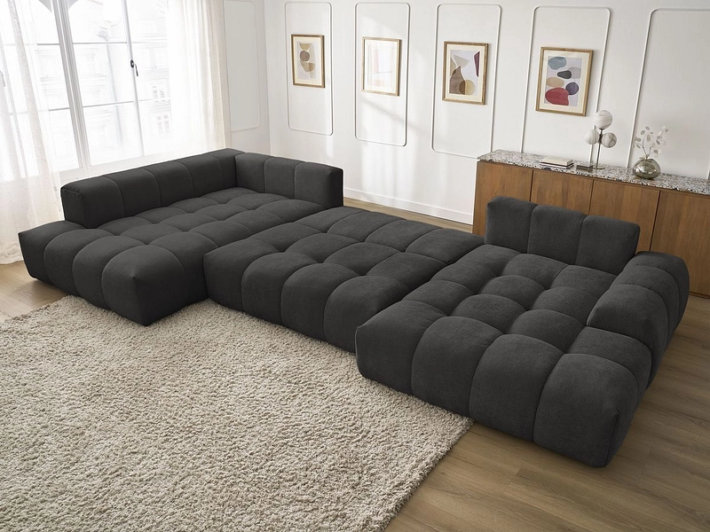 Canapé d'angle panoramique BOBOCHIC EVEREST