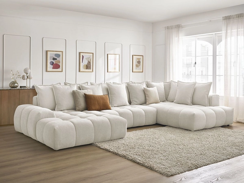 Canapé d'angle panoramique BOBOCHIC EVEREST
