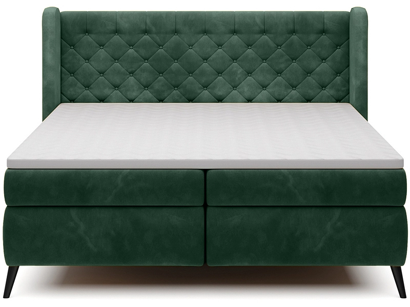 Boxspringbett WERNIGHT MADISON grün