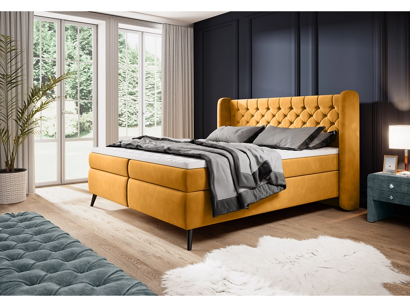 Boxspringbett WERNIGHT MADISON safran