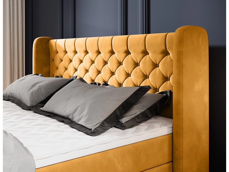Boxspringbett WERNIGHT MADISON safran