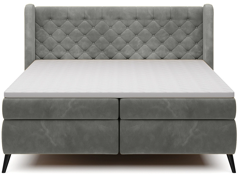 Boxspringbett WERNIGHT MADISON grau