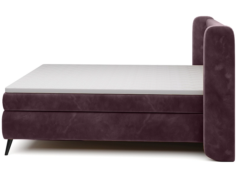 Boxspringbett WERNIGHT MADISON pflaumenblau