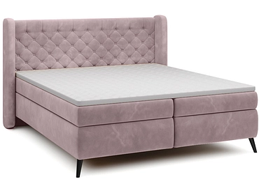 Boxspringbett WERNIGHT MADISON rosa