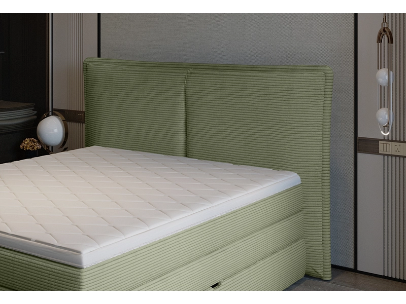 Boxspring WERNIGHT MADDEN vert