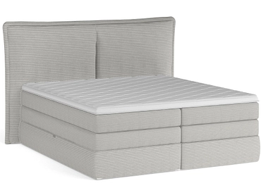 Boxspring WERNIGHT MADDEN blanc crème