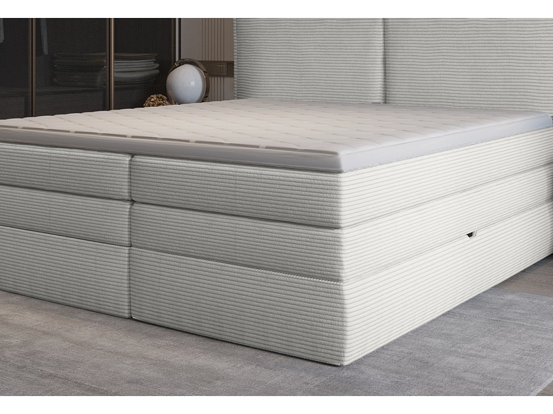 Boxspring WERNIGHT MADDEN bianco crema